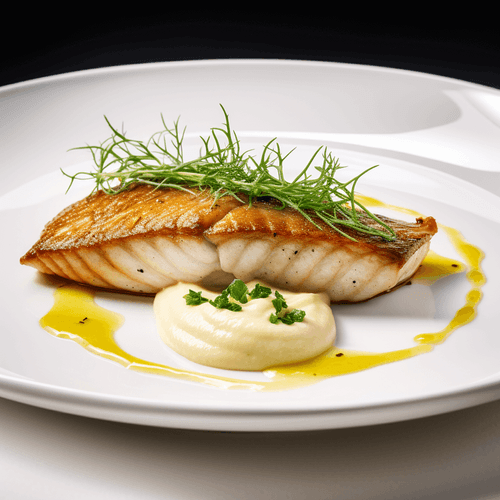 PanRoasted Pacific Yellowtail with Fennel Puree and Meyer Lemon Beurre Blanc Recipe